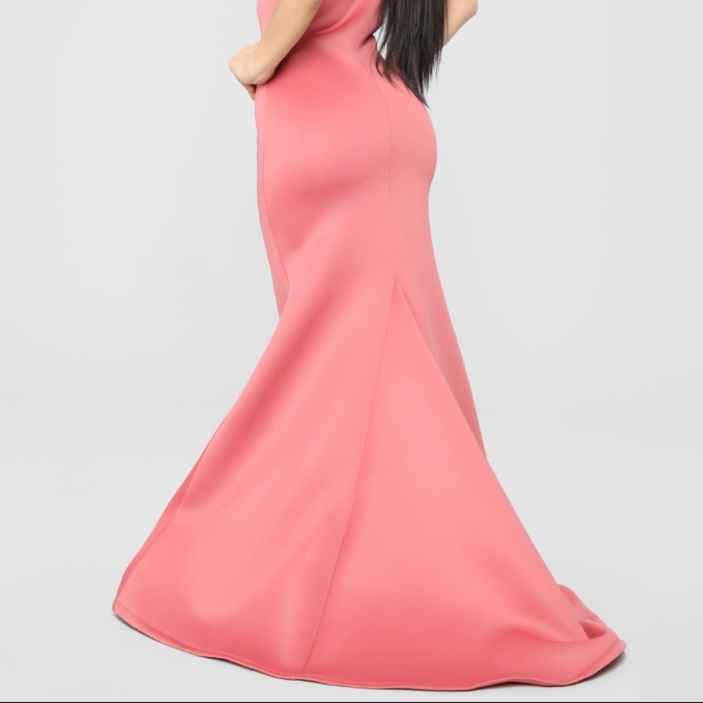 Off shoulder prom dress